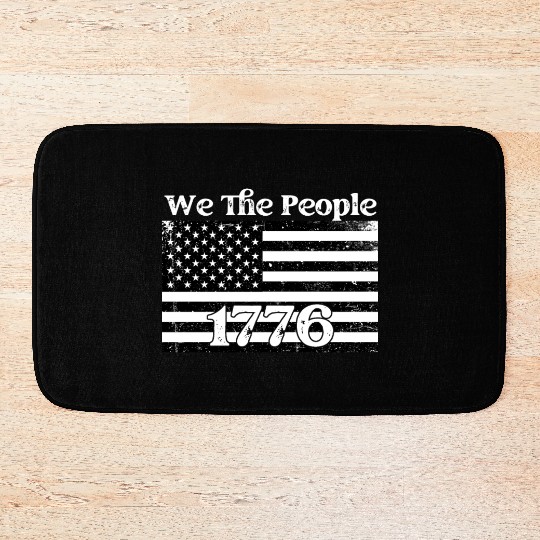 We The People 1776 USA Flag Bath Mats