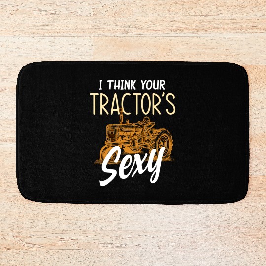 Farmer Tractor Lover Bath Mats