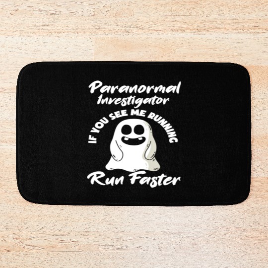 Ghost Hunter Ghost Hunting Ghosts Bath Mats