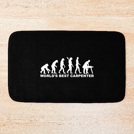 Evolution world s best carpenter Bath Mats