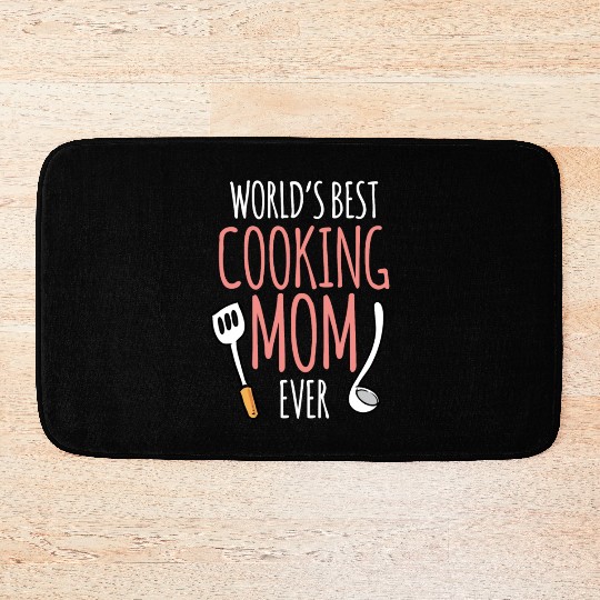 World's Best Cooking Mom Mommy Cook Mother Bath Mats