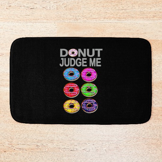 Donut Lover Funny Cooking Baking Gym Food Bath Mats