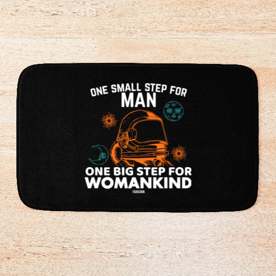 Science Astronaut Moon Sun Bath Mats