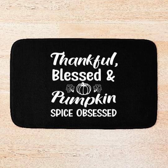 Pumpkin Spice Thanksgiving Bath Mats