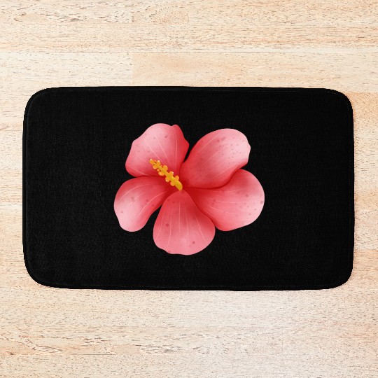 Hibiscus flower Bath Mats