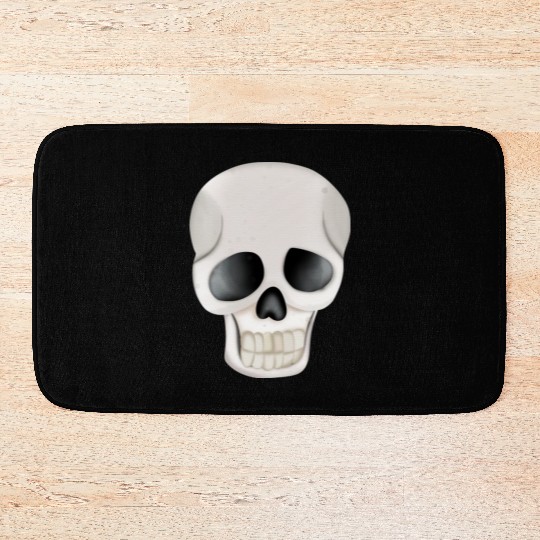 Happy Halloween Skull Bath Mats