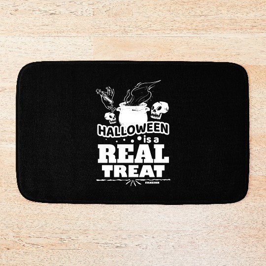 Halloween skull monster gift Bath Mats
