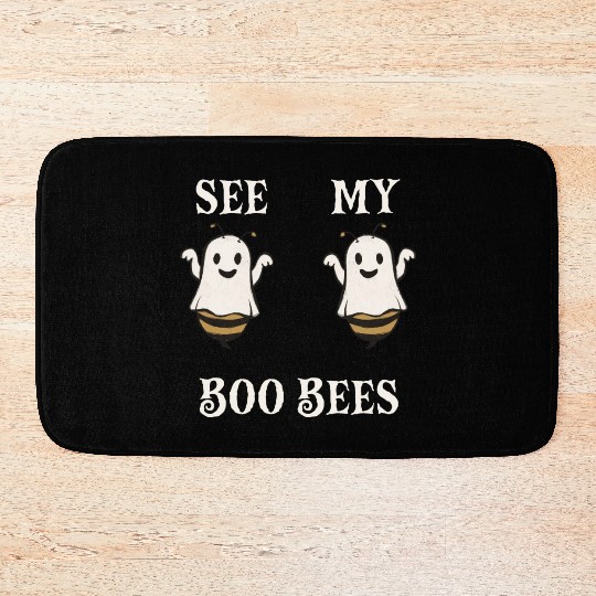 See My Boo Bees Bath Mats