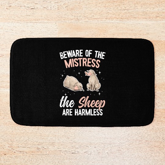 Cute Lamb Saying - Farmer & Sheep Bath Mats