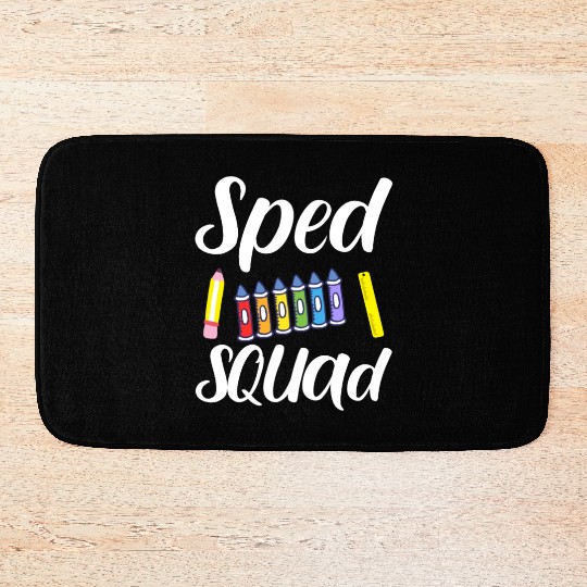 SPED Squad Special Education Teacher Bath Mats