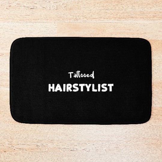 Tattooed Hairstylist - Tattoos Bath Mats