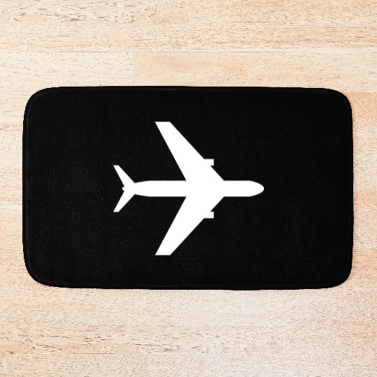 Pilot Aviation Airplanes Flying Airline Bath Mats