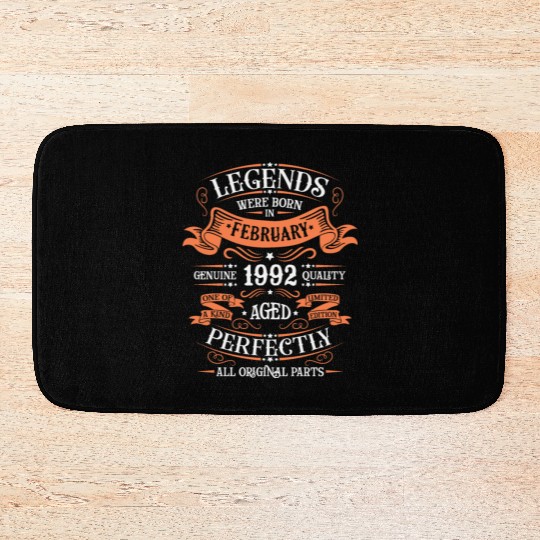 February 1992| February 1992 anniversary 1992 Bath Mats