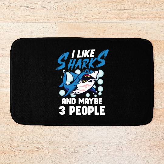 Shark Ocean Predator Sea Creature Bath Mats