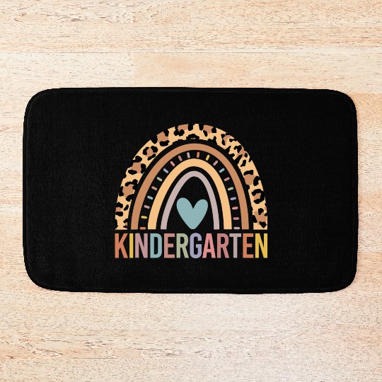 Kindergarten Rainbow Girls Boys Teacher Team Kinde Bath Mats