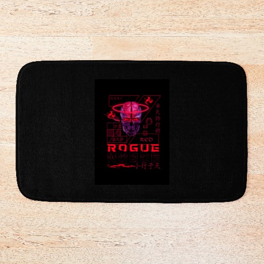Rogue Black Bath Mats