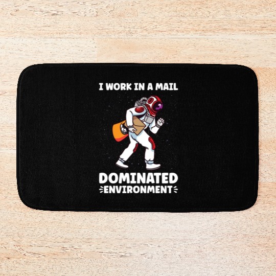 Postal Worker Mail Lady Mail Carrier Postal Space Bath Mats