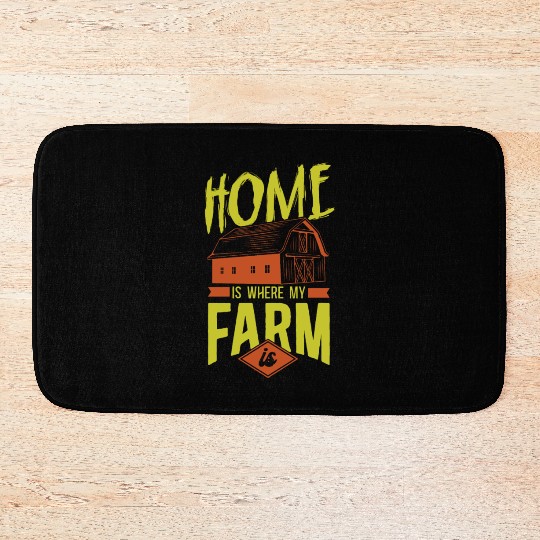 Farming Farmer Vintage Home Is Bath Mats