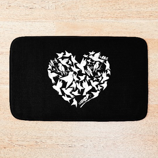 Bird Lover Birdwatching Bird Whisperer Bath Mats