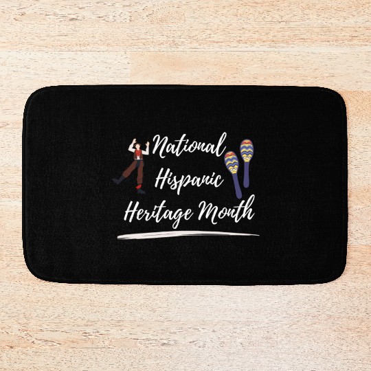national Hispanic heritage month Bath Mats