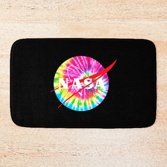 NASA Tie Dye Bath Mats