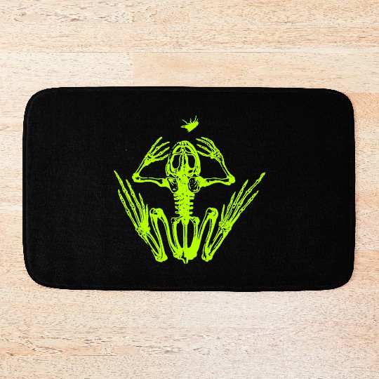 Frog Skeleton Bath Mats