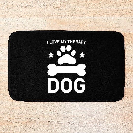 I love my Therapy Dog Bath Mats