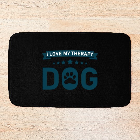 I love my Therapy Dog Bath Mats