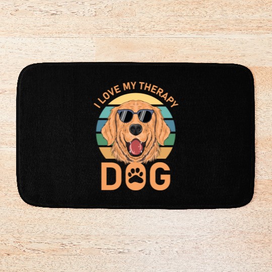 I love my Therapy Dog Bath Mats
