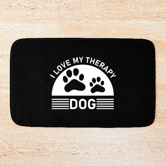 I love my Therapy Dog Bath Mats