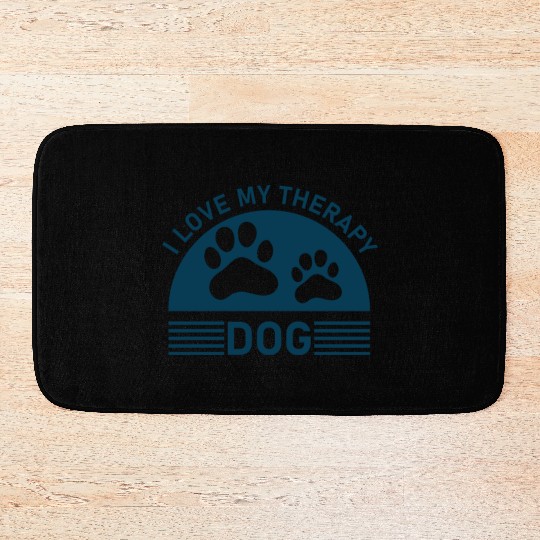 I love my Therapy Dog Bath Mats