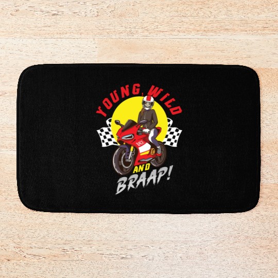 Dirt Bike Dirt Bike Riding Motocross Dirt Biking Bath Mats