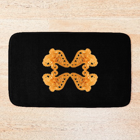 Gold Engagement Jewelry Bath Mats