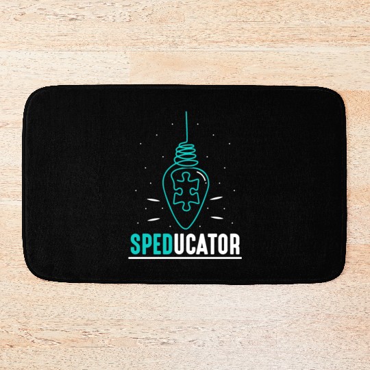Speducator Special Education Cute Sped Teacher Bath Mats