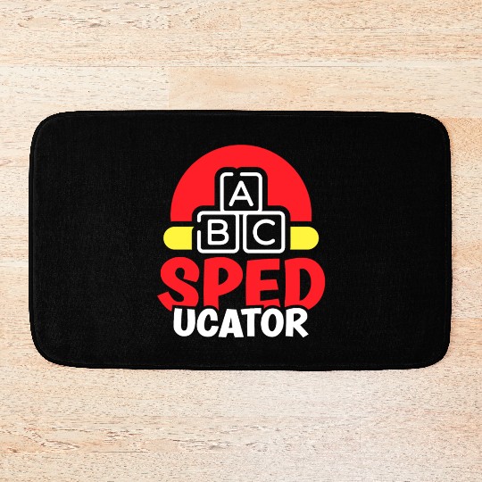 Speducator Sped Special Education Teacher Cute Bath Mats
