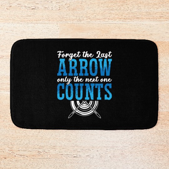 Archery Forget The Last Arrow Bow Shooting Archer Bath Mats