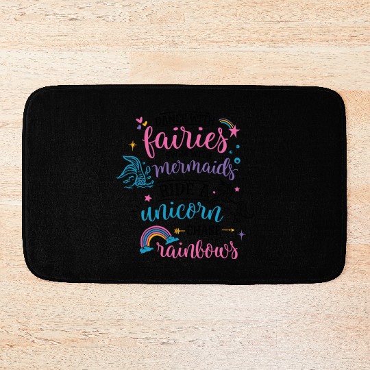 Dance With Fairies Swim With Mermaids Pitl Cith Bath Mats