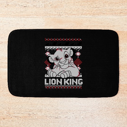 Lion King Christmas Bath Mats