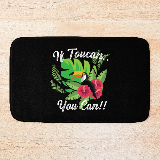 You Can Courageous Person Gift Bath Mats