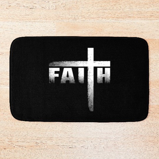 Christian Faith Cross Bath Mats Christian Faith Cross