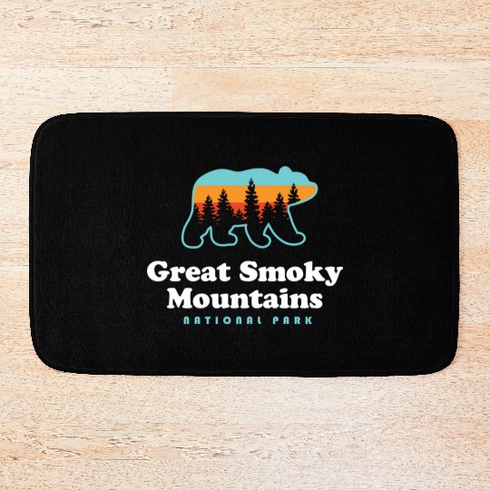 Great Smoky Mountains Bear Great Smoky Mountains Bath Mats