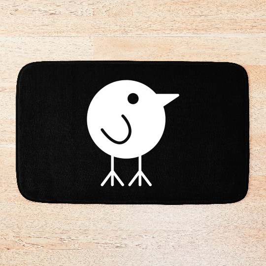 Nature Lover Birdwatching Birding Funny Bird Bath Mats