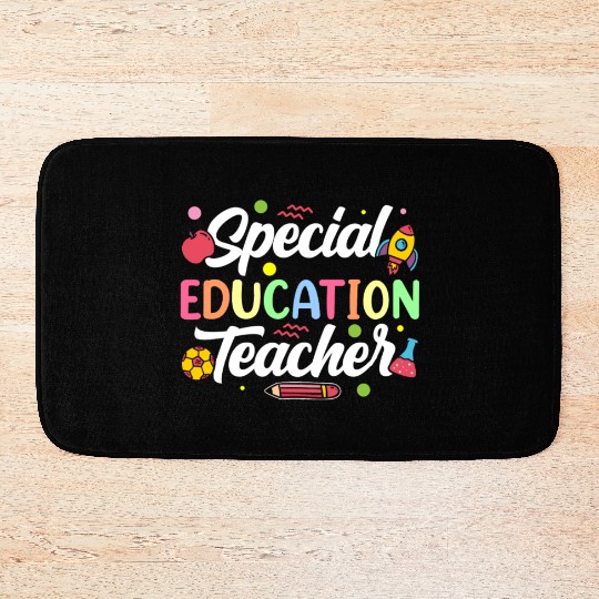 Special Education Teacher Cute Sped Awareness Bath Mats