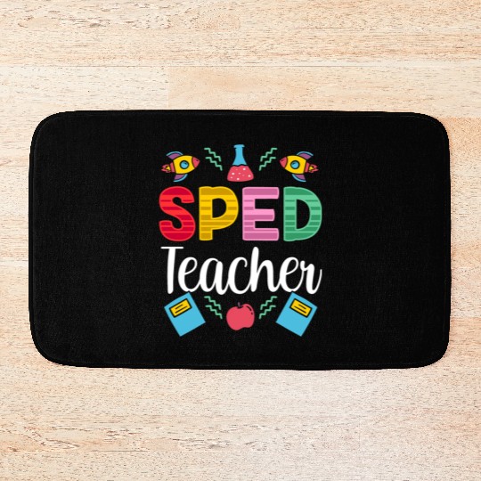 Sped Teacher Awareness Special Education Cute Bath Mats