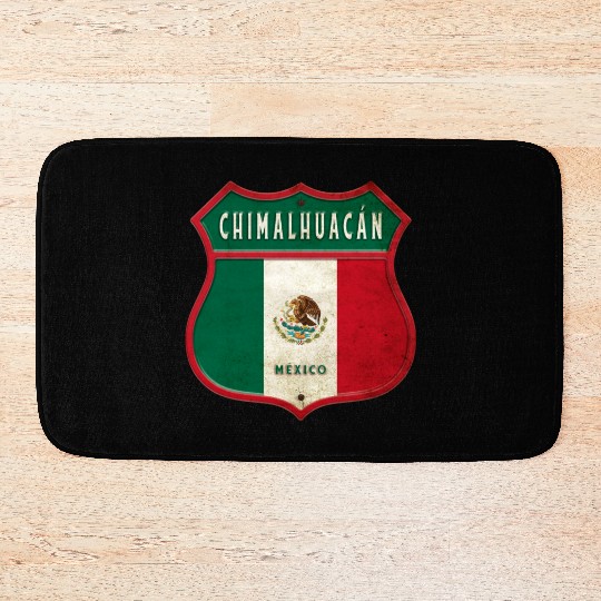 Chimalhuacán Mexico coat of arms design Bath Mats