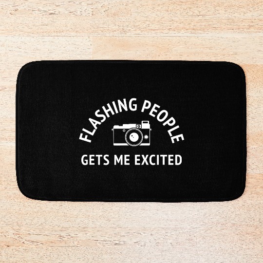 Photographer Flash Funny Quote Film Photography Ca Bath Mats