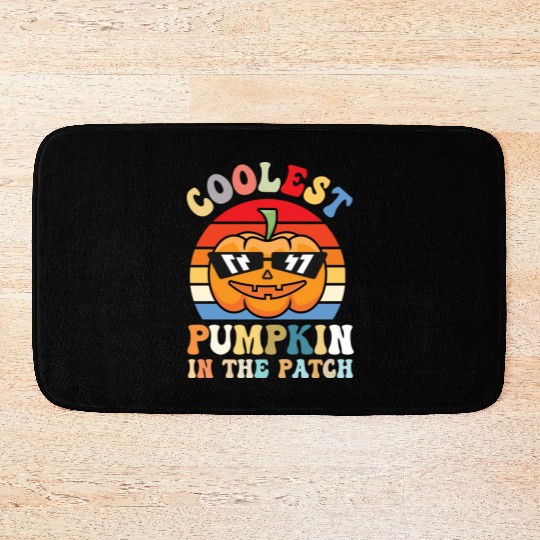 Coolest Pumpkin In The Patch - Halloween Bath Mats