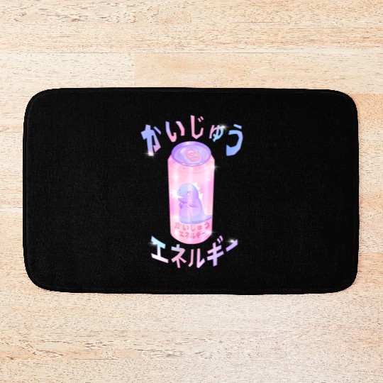 Kaiju Energy Drink | Funny Monster Japanese Art Bath Mats