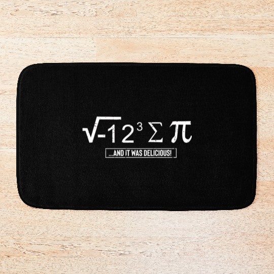Hilarious Pies Calculations Computation Math Bath Mats