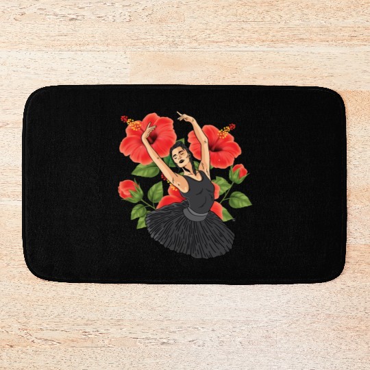 Ballerina Dancer Ballet Dancer Gift Bath Mats